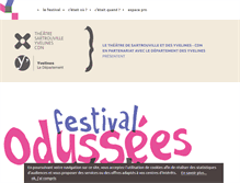 Tablet Screenshot of odyssees-yvelines.com